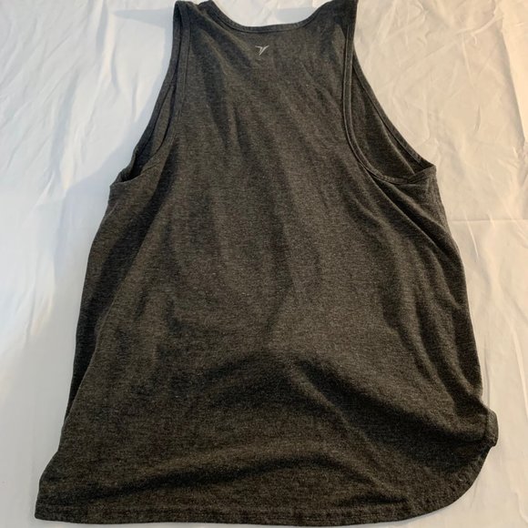 Two Old Navy Gray Tank Tops with Sayings Sizes S/M - Picture 9 of 14
